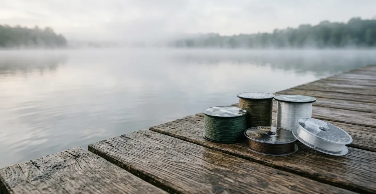 Bobines de fils de pêche fluorocarbone et tresse pour la pêche aux carnassiers en France